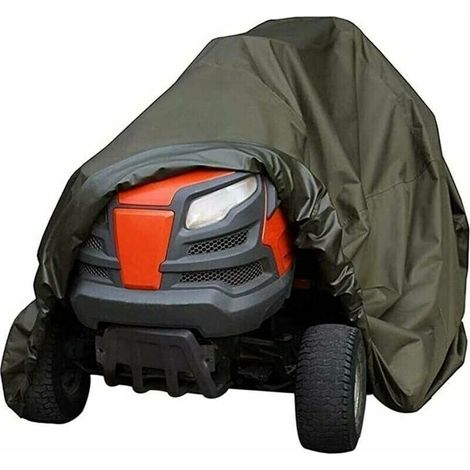 Waterproof, robust, durable, UV and water-resistant cover for ride-on lawnmowers for indoor and outdoor use (color: green, size: 170x61x117cm) (1/5)