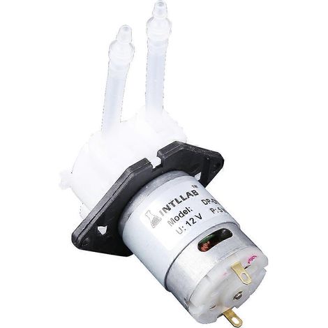 Pompe doseuse péristaltique DC 12V D3, tube de tête de pompe DIY 3x5mm, adaptée à l'analyse de liquides en laboratoire. (1/5)