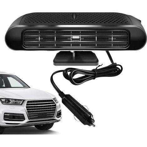 Chauffage Voiture Portable, 12V/24V Chauffage Rapide Défroster & Réchauffe Véhicule, Ventilateur Électrique Rechargeable Pour Camion SUV Berline Pare-Brise Tableau de Bord Hiver Road Trip Camping (1/5)