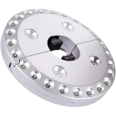 Lumières de camping, lampes de parasol sans fil à LED 3 niveaux de variateur de diaporama sans fil avec 28 LED super brillante pour le camping de jardin de patio