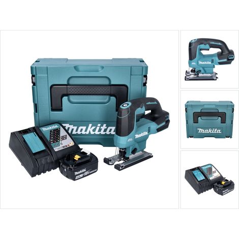 Seghetto alternativo a batteria Makita DJV 184 RM1J 18 V senza spazzole + 1x batteria 4,0 Ah + caricabatterie + Makpac