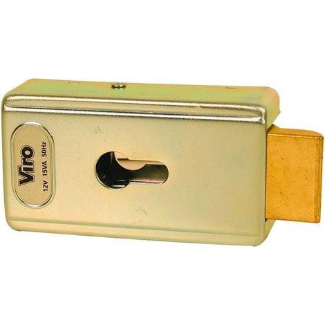 Serrure électrique à pêne basculant - sans cylindre - 12V - Pour portillons V96