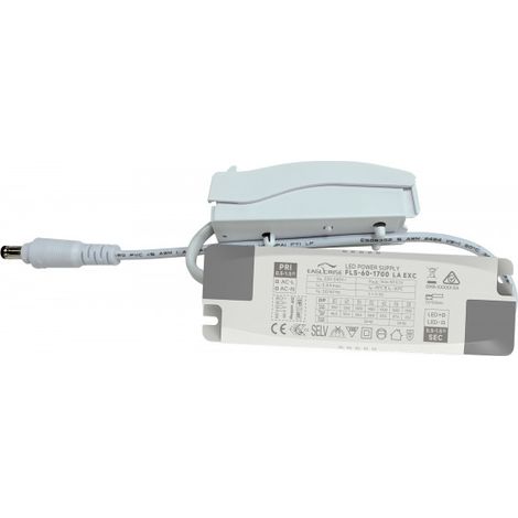 Transformateur LED 1700mA 60W Repiquable Flicker Free EagleRise LS-60-1700 LA EXC