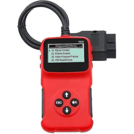 Outil de diagnostic automobile V309 avec lecteur de codes OBD2 ELM327 (1/5)