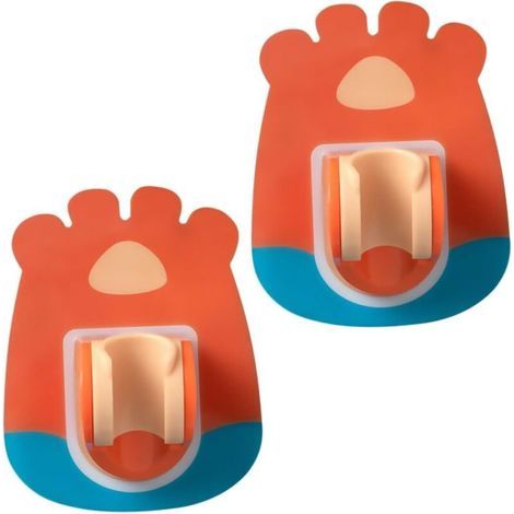 2pièces Supports pour Pommeau de Douche Support de Douchette Base de Douche sans Perçage Accessoires pour Salle de Bain Lot (1/5)