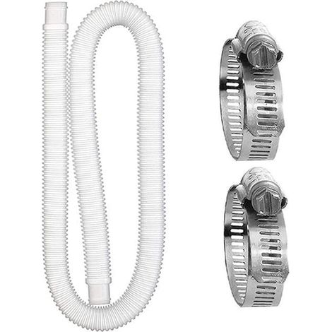Schwimmbad-Ersatzschlauch, Schwimmbadschläuche, mit 2 Metallanschlüssen, für oberirdische Schwimmbad-Schwimmbad-Filterpumpen-Ersatzschlauch