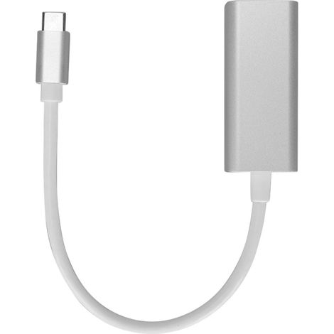 Adaptateur USB C vers RJ45 Gigabit Ethernet, Connexion Rapide Plug & Play Argenté pour Bureau et Domicile (1/5)