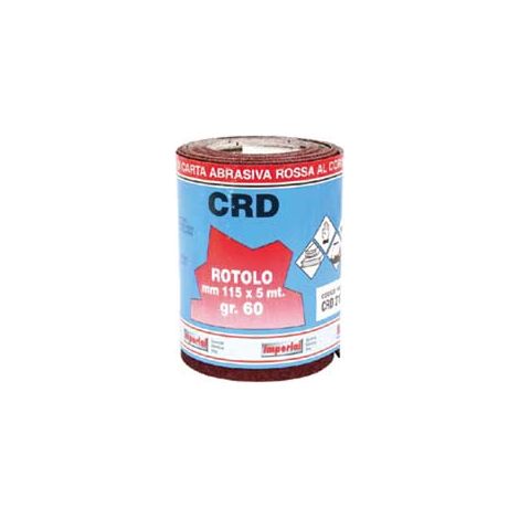 CARTA ABRASIVA SPAZIATA IN MINIROLL- - grana 120 - 6 pezzi IMPERIAL