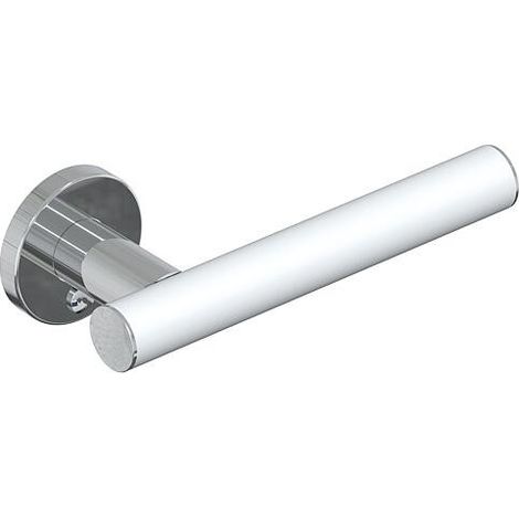 Porte-papier WC Elida Plus blanc mat chromé LxHxP:190x32x87mm