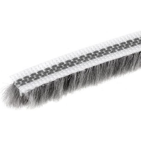 Brosse Sceau Météo Décapage (9/32"x5/16"x32.8ft), Card Slot Elastique Porte Brosse Bande - pour Volet Coulissant Porte Fenêtre Armoire Sceau (1/5)