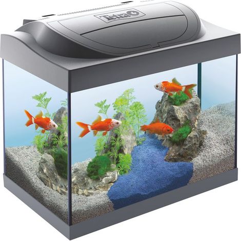 Acquario starter line led completo nero 30 l 42x36x27 cm