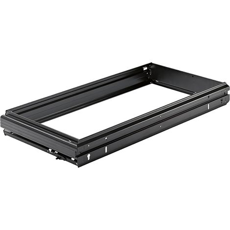 Hettich STAschubk.-Hängeregistr.rahmen,  Systema Top 2000 1054424,  2 x A4 + Rest,  schwarz