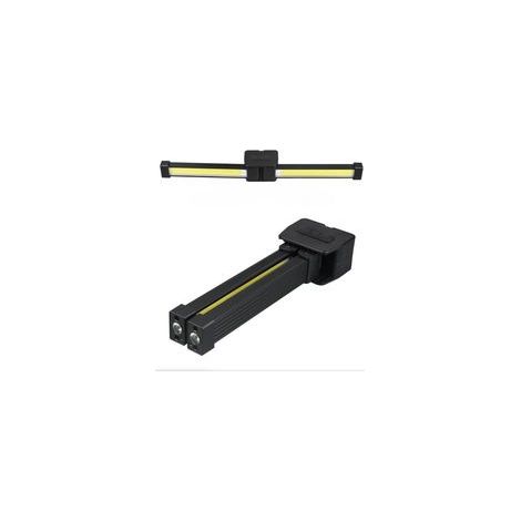 Lampe LED Posing Magnétique Portable, Lumière de Travail Pliable à 180°,7 Niveaux de Luminosité, Crochet et Aimant Inclus 1 Pcs (1/3)