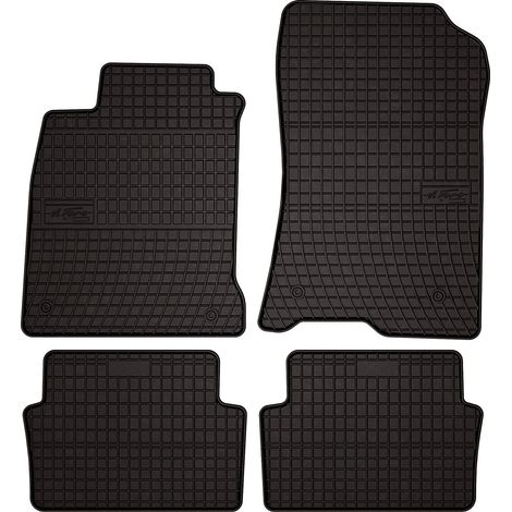 Gummifußmatten für Renault Laguna III Liftback und Kombi (2007–2015) – schwarz, passgenau (1/5)