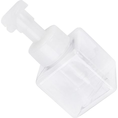 Distributeur de savon moussant 250 ml, flacon pompe rechargeable pour salle de bain, savon liquide, shampoing et gel douche (1/5)