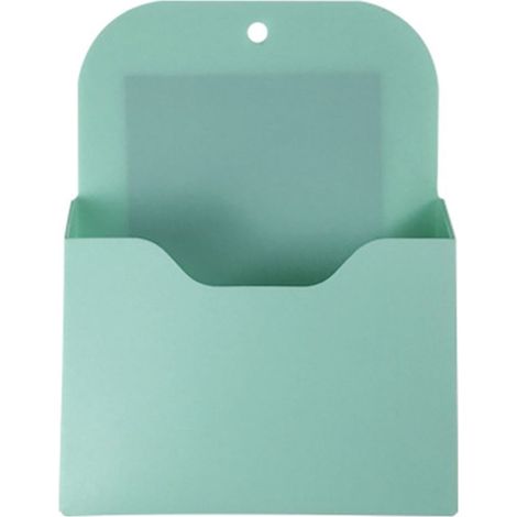 Archivador magnético, caja de almacenamiento, color sólido, gran capacidad, bolsillo magnético de tamaño completo, montaje en pared, organizador de archivos. (1/4)