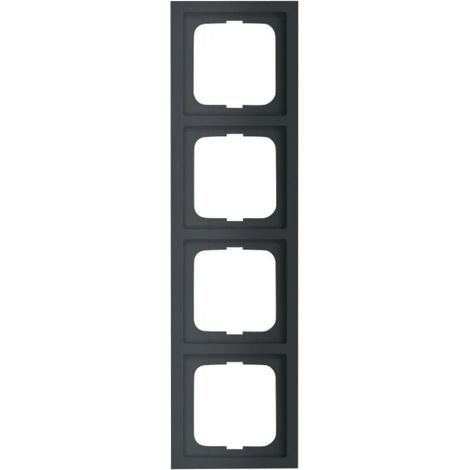 Cadre de finition quadruple Future® linéaire noir mat