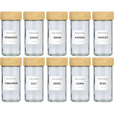 alpina Pots à épices Transparent H9.5xl4.5xL4.5cm (1/5)