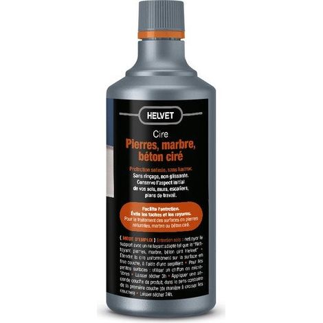 Cire Pierres, Marbre, Béton Ciré  Helvet 1 L