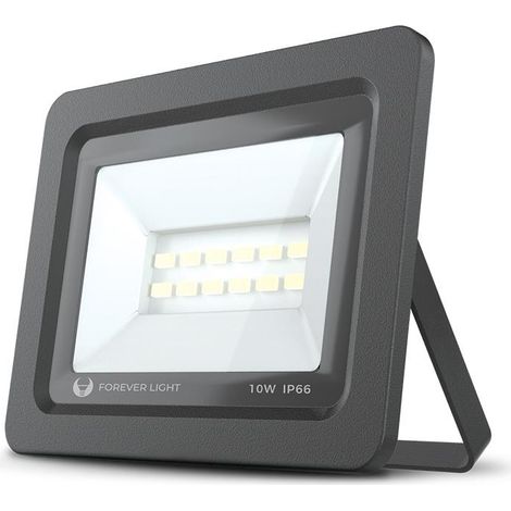 Projecteur LED, 10W, 6000K, IP66, pour mettre en valeur les plafonds, les jardins, les façades ou les espaces extérieurs.-AquaForge (1/2)
