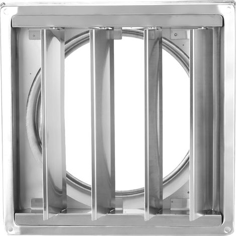 Bouche d'aération carrée en acier inoxydable, grille de ventilation, extracteur d'air, couverture de sortie d'air. (1/5)