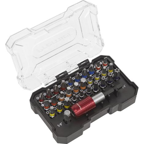 Sealey AK2110 Premier Colour-Coded Power Tool Bit Set 32pc (1/5)