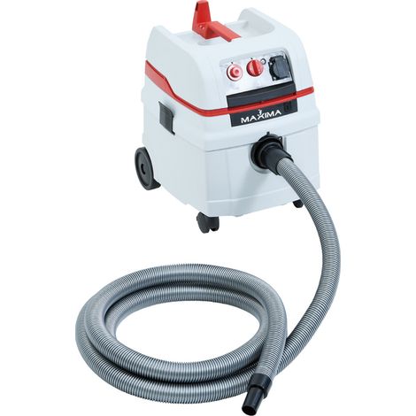 ASPIRATORE ASPIRAPOLVERE ASPIRALIQUIDI BIDONE 25Lt 1600W MAXIMA (1/5)