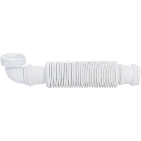 Wirquin – Siphon de lavabo gain de place Ø32 – Sans garde d’eau – Filetage plomberie – Pour espaces confinés