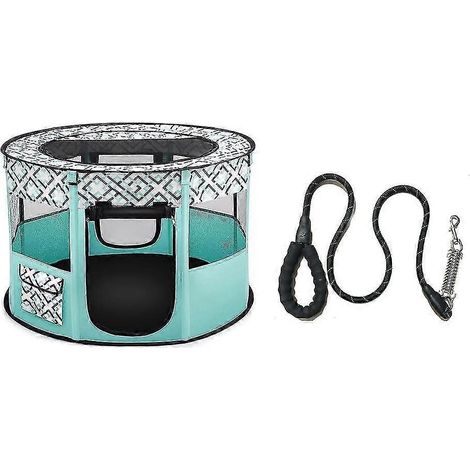 Parc à jeux portable pour animaux de compagnie, tente-enclos pliable pour chien, pour chiot, idéal pour l'intérieur, l'extérieur et les voyages (1/5)