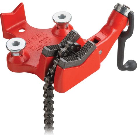 RIDGID 40195 Morsa a catena da banco con leva di avvitamento superiore modello BC410, morsa da banco da 3 mm a 100 mm (1/3)