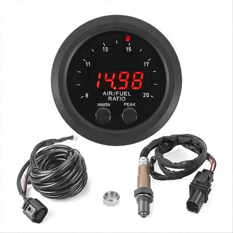 12V 52MM Integriertes Luft-Kraftstoff-Verhältnis-Messgerät mit LED-Digitalanzeige (1/5)