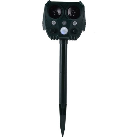 5V Solar-Ultraschallgerät zur Abwehr von Nagetieren, Hunden und Katzen (Modell: RC-529, mit eingebautem Akku) (1/4)