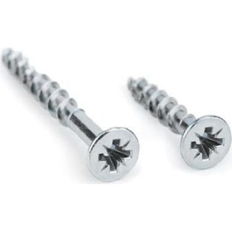tornillo rosca madera cabeza plana pozidriv zincado din 7505-a largo 10mm diámetro 3.5mm (cientos 1000)