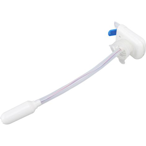 Elektrischer, spritzfreier Getränkeausschankhahn für Säfte, Bier, Limonaden, automatische Saftpumpe (blau, batterielos) (1/5)