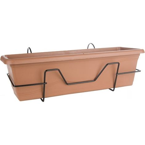Fioriera+Supporto TERRACOTTA