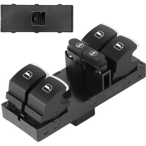 Interrupteur de fenêtre électrique principal gauche pour Volkswagen Sharan Touran Seat - OEM 7P6 959 857 - Compatibilité garantie (1/5)