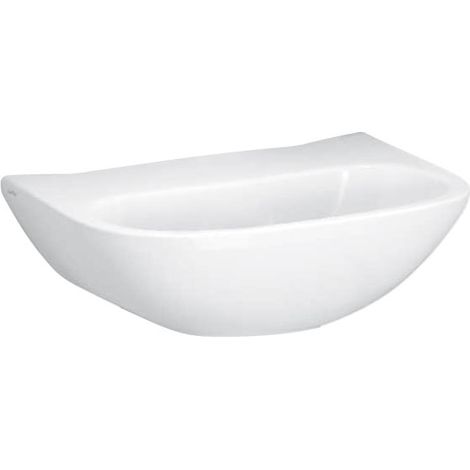 Lavabo Object 60 cm blanc sans trop-plein ni trou de robinetterie