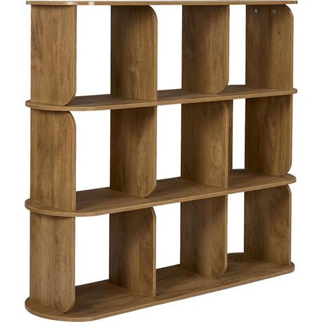 Étagère Modulable 9 Cases "Heritage" 111cm Marron (1/5)