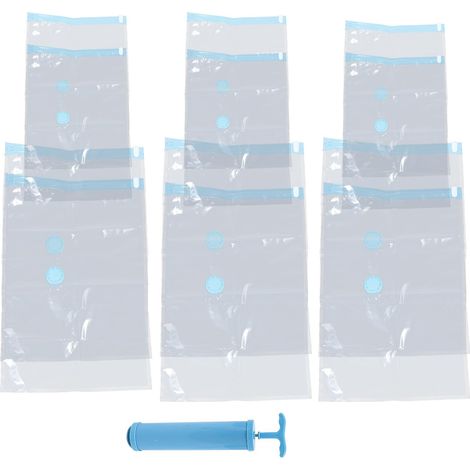 1 ensemble de sacs sous vide pratiques pour le rangement des vêtements-AquaForge (1/4)