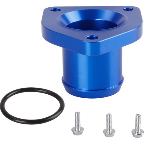 Car modification thermostat/thermostat water tap suitable for Ford Powerstroke 7.3L 1999-2003 - Blue