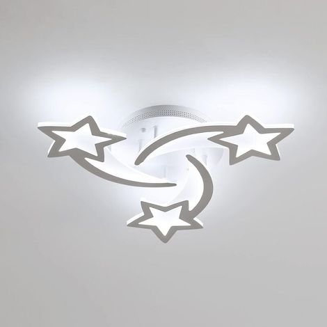 30-W-LED-Deckenleuchte, moderne sternförmige Deckenlampe für Schlaf- und Kinderzimmer, 6000 K kaltweißes Licht (1/5)
