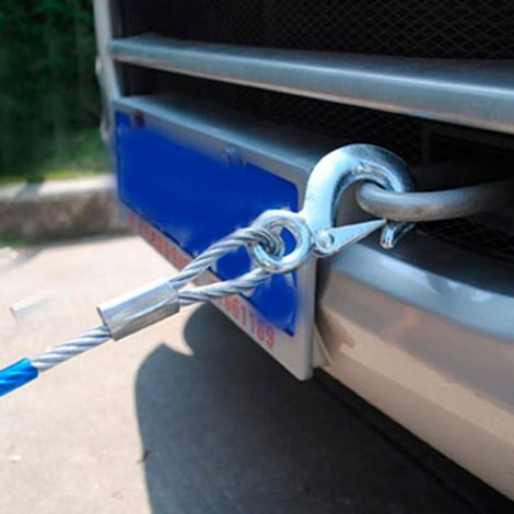 Corde de remorquage pour remorque porte-voiture de 5 tonnes et de 4 mètres (13 pieds) (1/5)