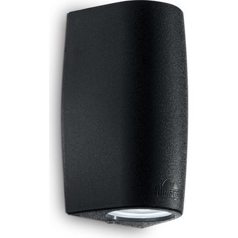 Applique Moderna Keope Materie Plastiche Nero 2 Luci Gu10 (1/2)