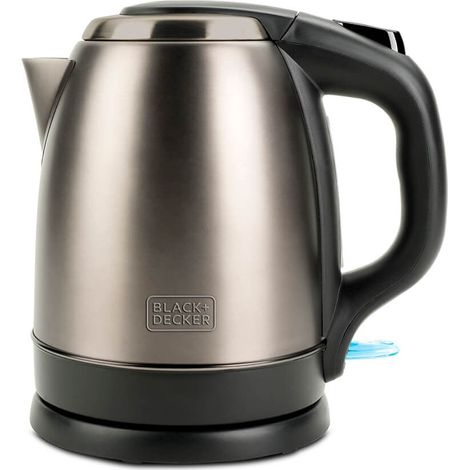 Black & Decker BXKE2202E elektrischer Wasserkocher 1,2 L 2200 W Edelstahl (1/5)