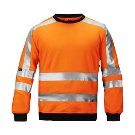 SNICKERS SUDADERA ALTA VIS. NARANJA-NEGRO