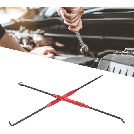 Ensemble de 2 pièces pour joints d'huile automobiles : tournevis à crochet pour joints toriques, extracteur de joints d'huile et outils de démontage. (1/5)