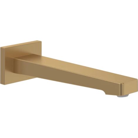 VILLEROY ET BOCH Architectura Caño de bañera cuadrado de pared Oro cepillado
