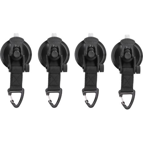 robuste Saugnapf-Anker mit tragbarem Haken für Camping, Wandern und Outdoor-Aktivitäten – Dreieckschlaufe (1/5)