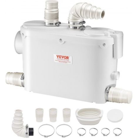 Pompe Macératrice 500 W Pompe de Relevage Eaux Usées 6600 L/h (1/5)