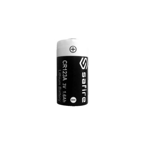 Safire Batteria CR123A Voltaggio 3.0V Litio Capacità nominale 1600 mAh Compatibile con i prodotti a catalogo